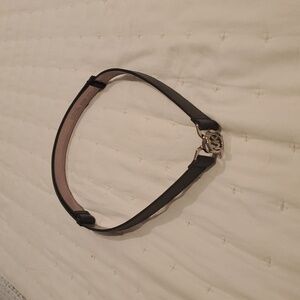 Michael Kors adjustable belt with silver logo size: Extra Large